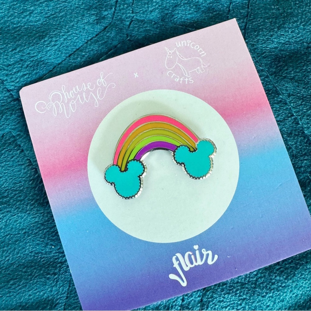 lot of new disney inspired enamel pins peter pan small world castle rainbow rare - Picture 6 of 6